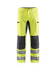 Blaklader Hi-Vis Trousers with Stretch 1585 - Hi-Vis Yellow/Mid Grey