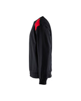 Blaklader Sweatshirt 3580 #colour_black-red