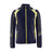 Blaklader Microfleece Jacket 4993 #colour_navy-blue-hi-vis-yellow
