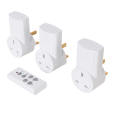 Powermaster Wireless Remote Control Power Socket 230V 3pk