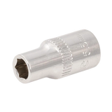 Silverline Socket 1/4" Drive 6pt Metric