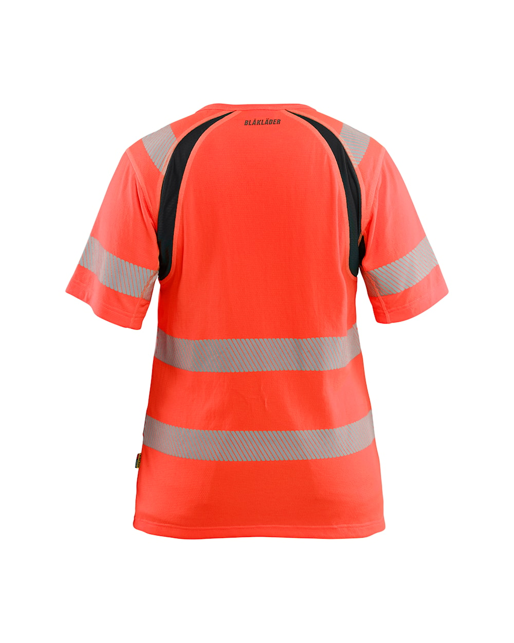 Blaklader T-Shirt Hi-Vis Women 3503 #colour_red-hi-vis-black