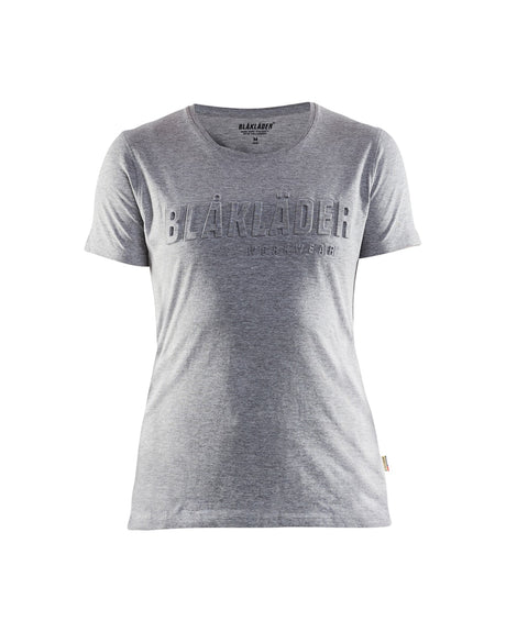 Blaklader Women's T-Shirt 3D 3431 #colour_grey-melange