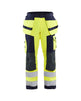 Blaklader Multinorm Craftsman Trousers 1579 #colour_hi-vis-yellow-navy-blue