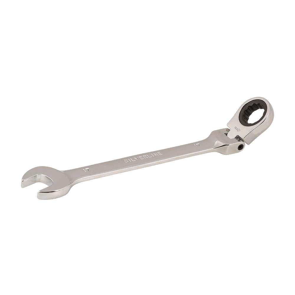 Silverline Flexible Head Ratchet Spanner