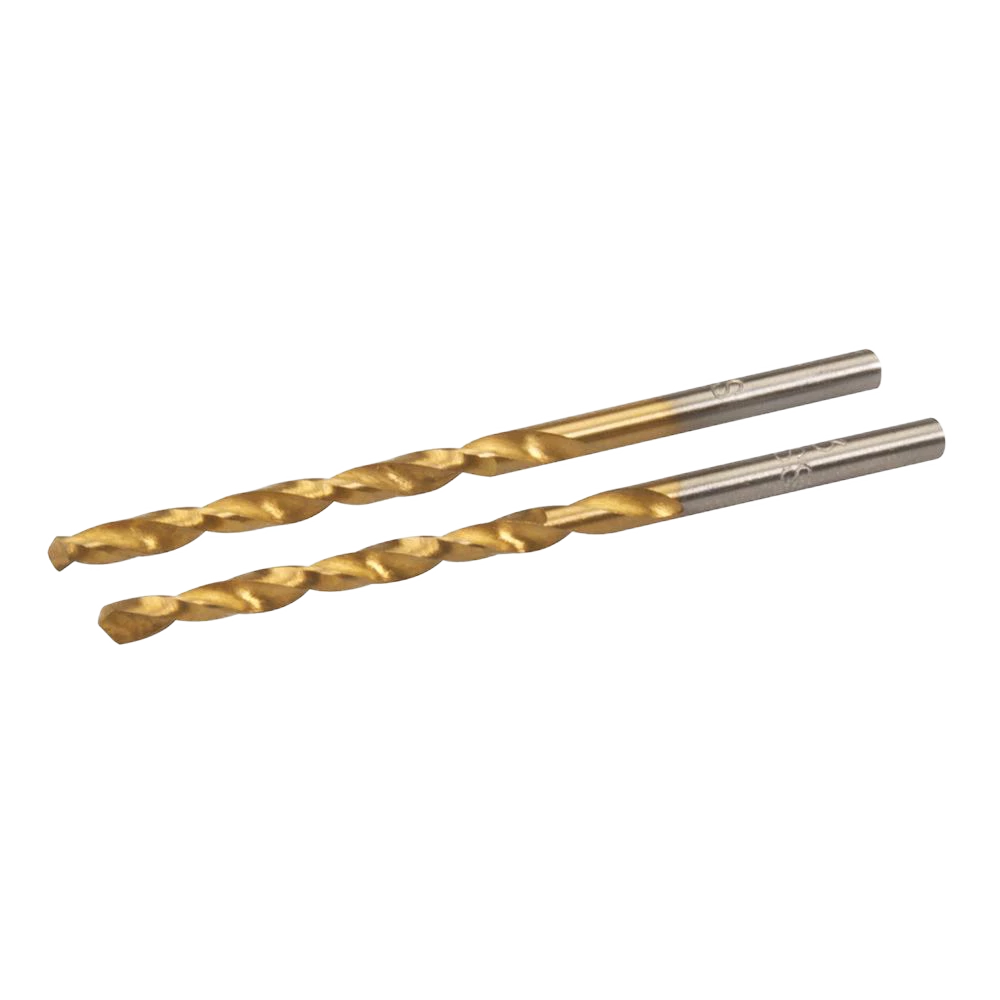 Silverline HSS Titanium-Coated Drill Bits 2Pk