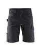 Blaklader Service Shorts 1499 #colour_black-dark-grey