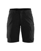 Blaklader Service Shorts 4-Way Stretch Women 7123 #colour_black-dark-grey