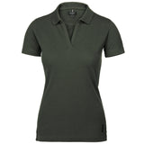 Nimbus Women's Harvard V-Neck  Stretch Deluxe Polo