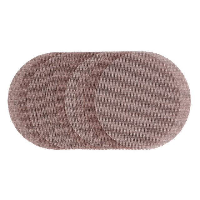 Draper Tools Mesh Sanding Discs, 150mm, 120 Grit (Pack Of 10)