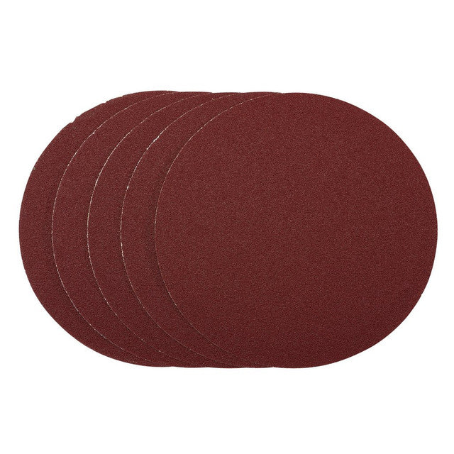 Draper Tools Sanding Discs, 200mm, PSA, 80 Grit, (Pack Of 5)