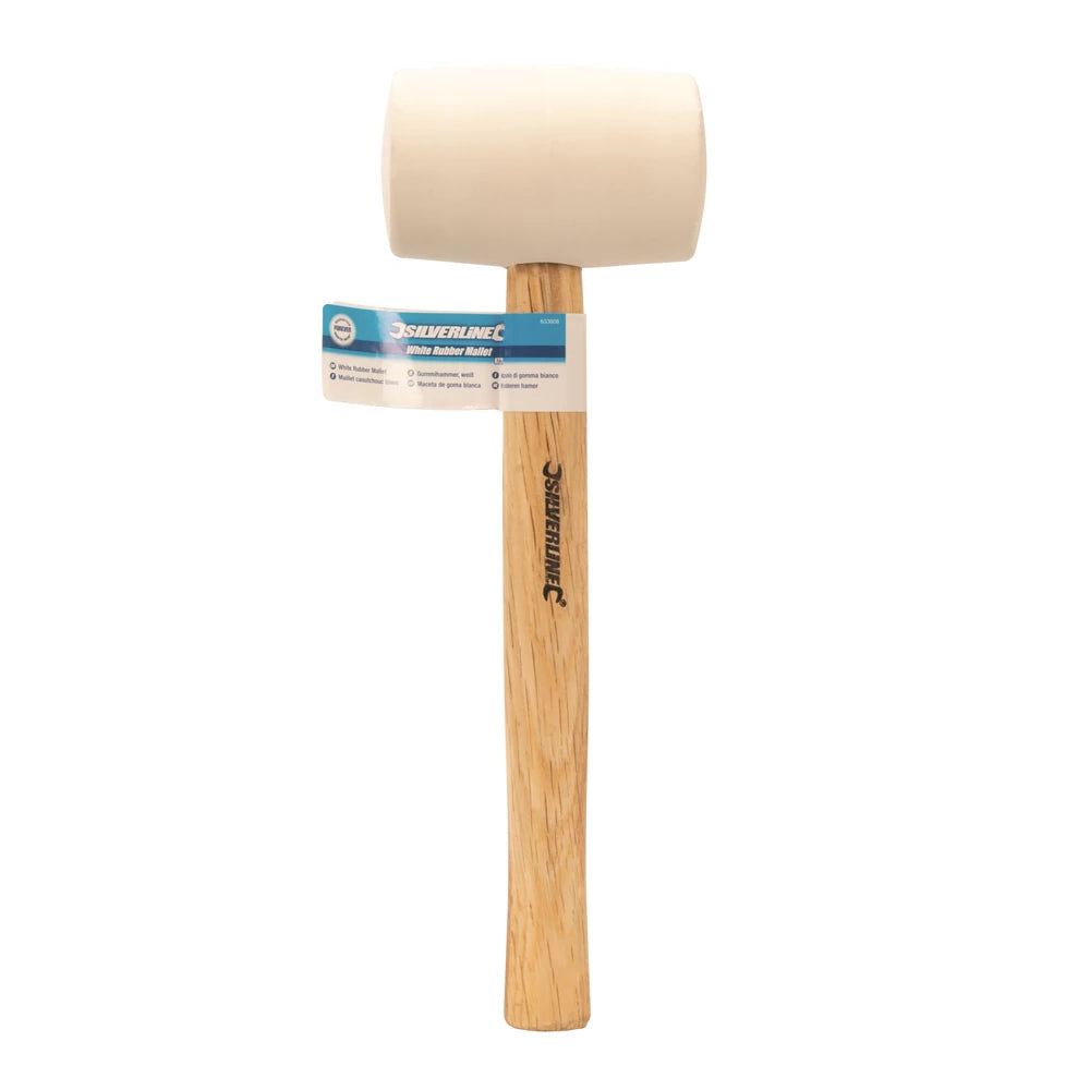 Silverline White Rubber Mallet