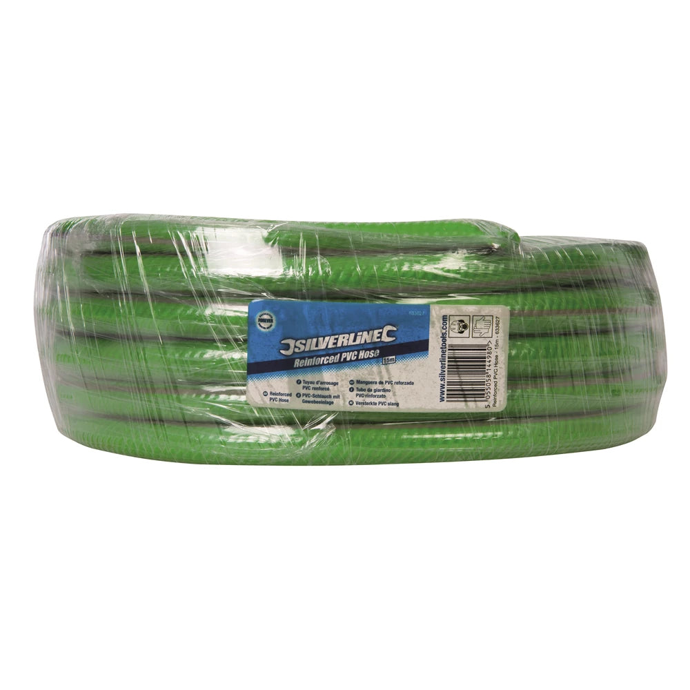 Silverline Reinforced PVC Garden Hose