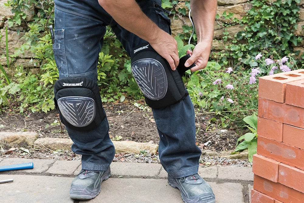 Silverline Hard Cap Gel Knee Pads