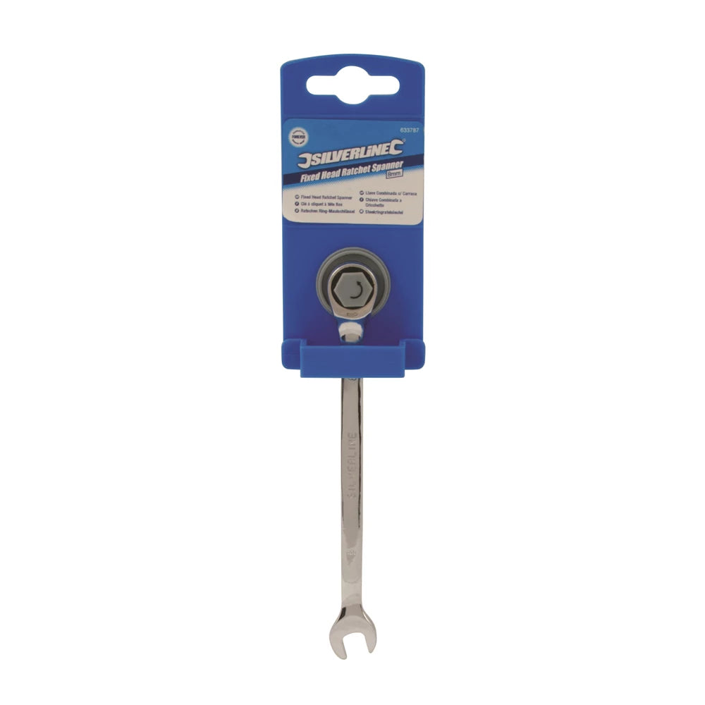 Silverline Fixed Head Ratchet Spanner