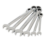 Silverline Fixed Head Ratchet Spanner Set 6Pce