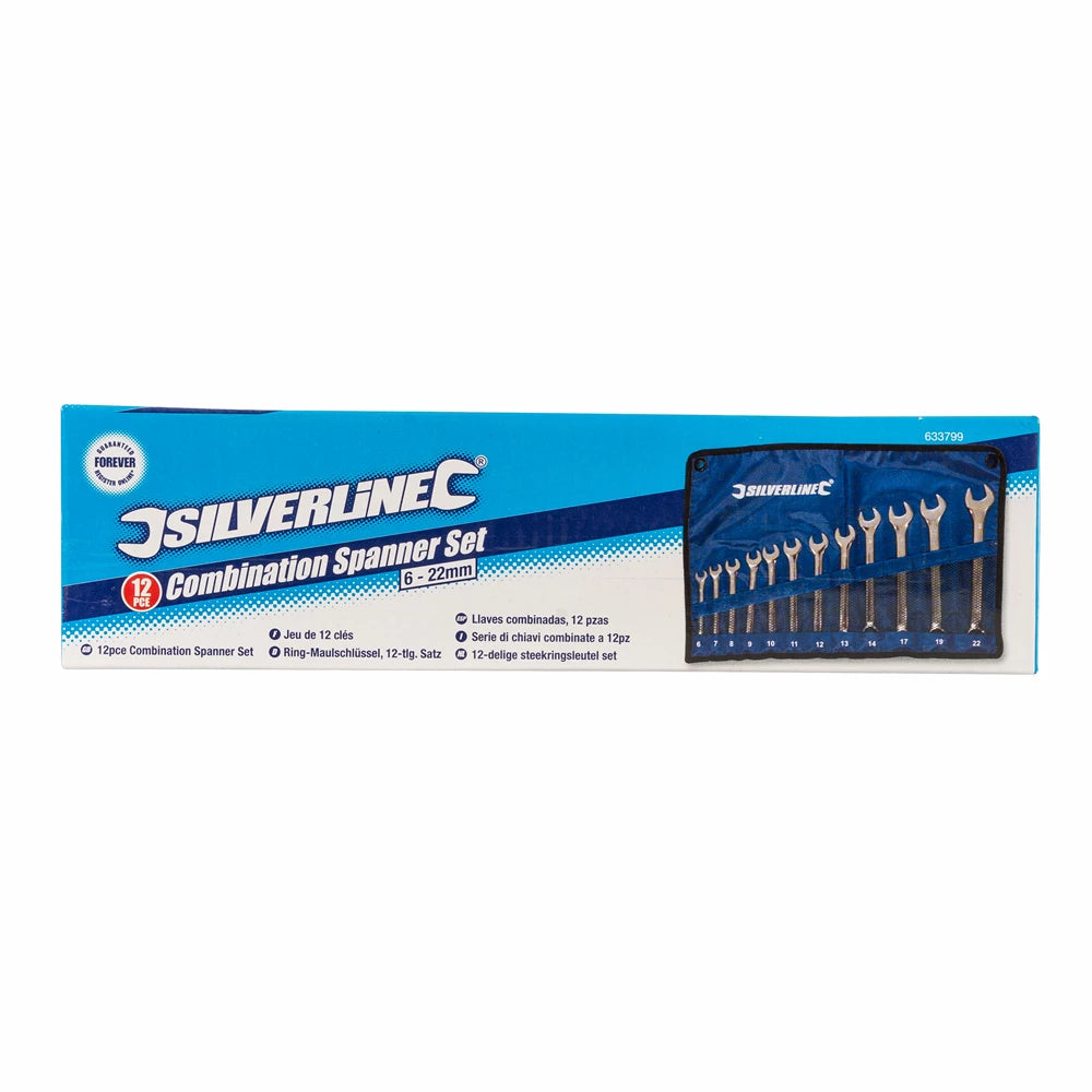 Silverline Combination Spanner Set 12pce