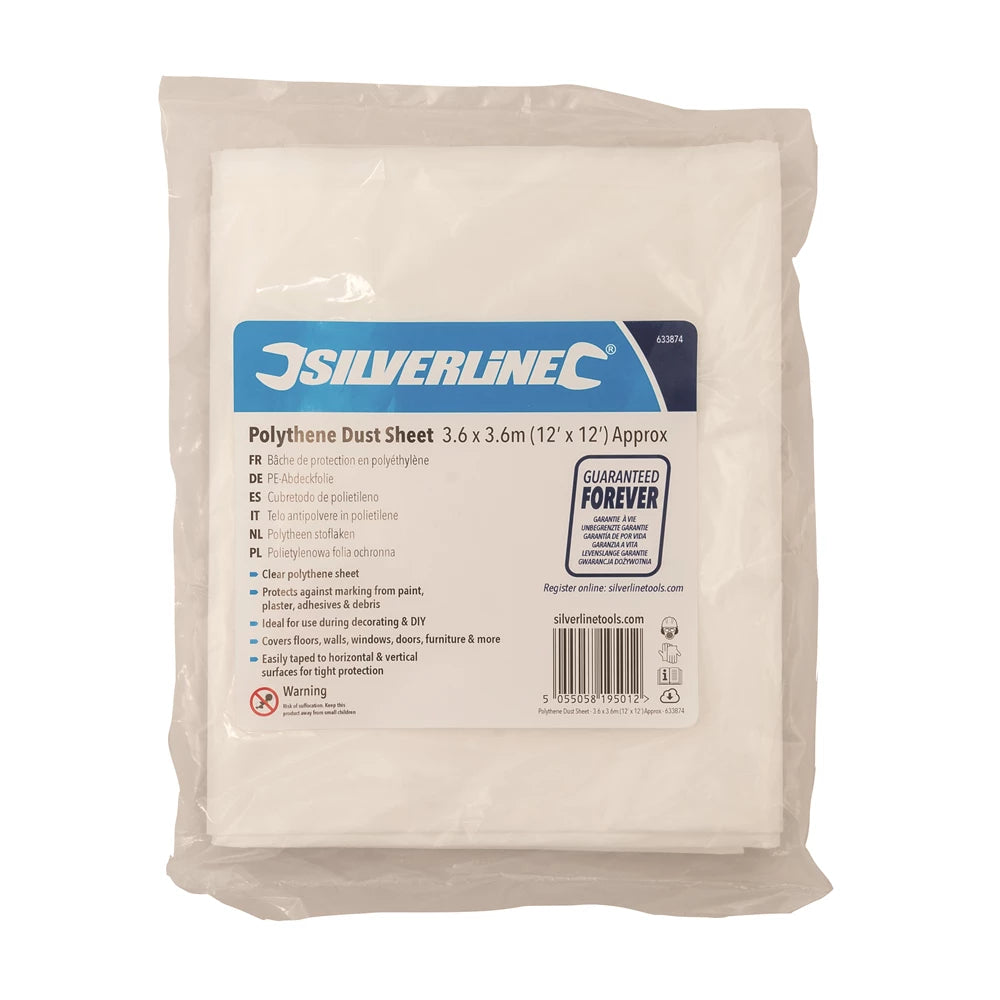 Silverline Dust Sheet Polythene