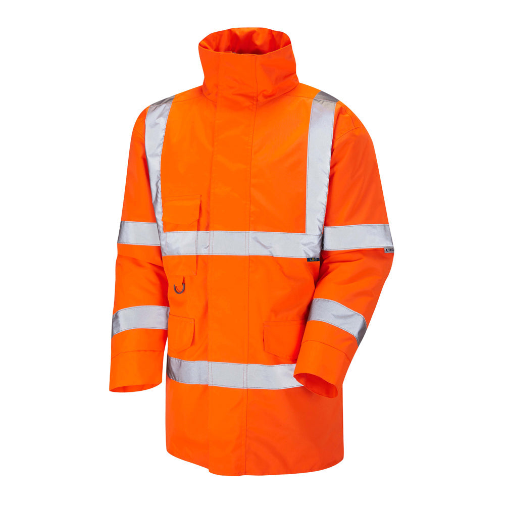 Leo Workwear TAWSTOCK Leo EcoViz 4K Baffle Lined Anorak