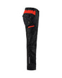 Blaklader Industry Trousers Stretch 1444 - Black/Red #colour_black-red