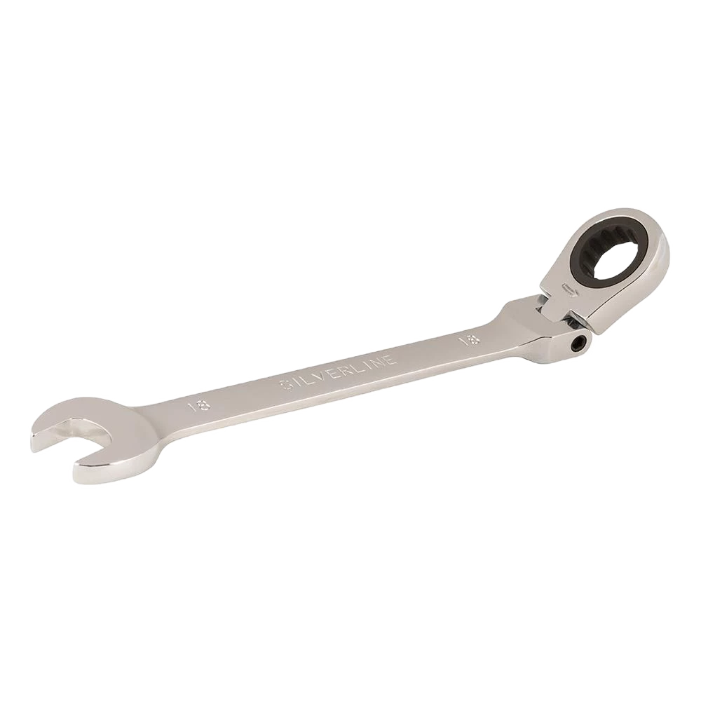 Silverline Flexible Head Ratchet Spanner