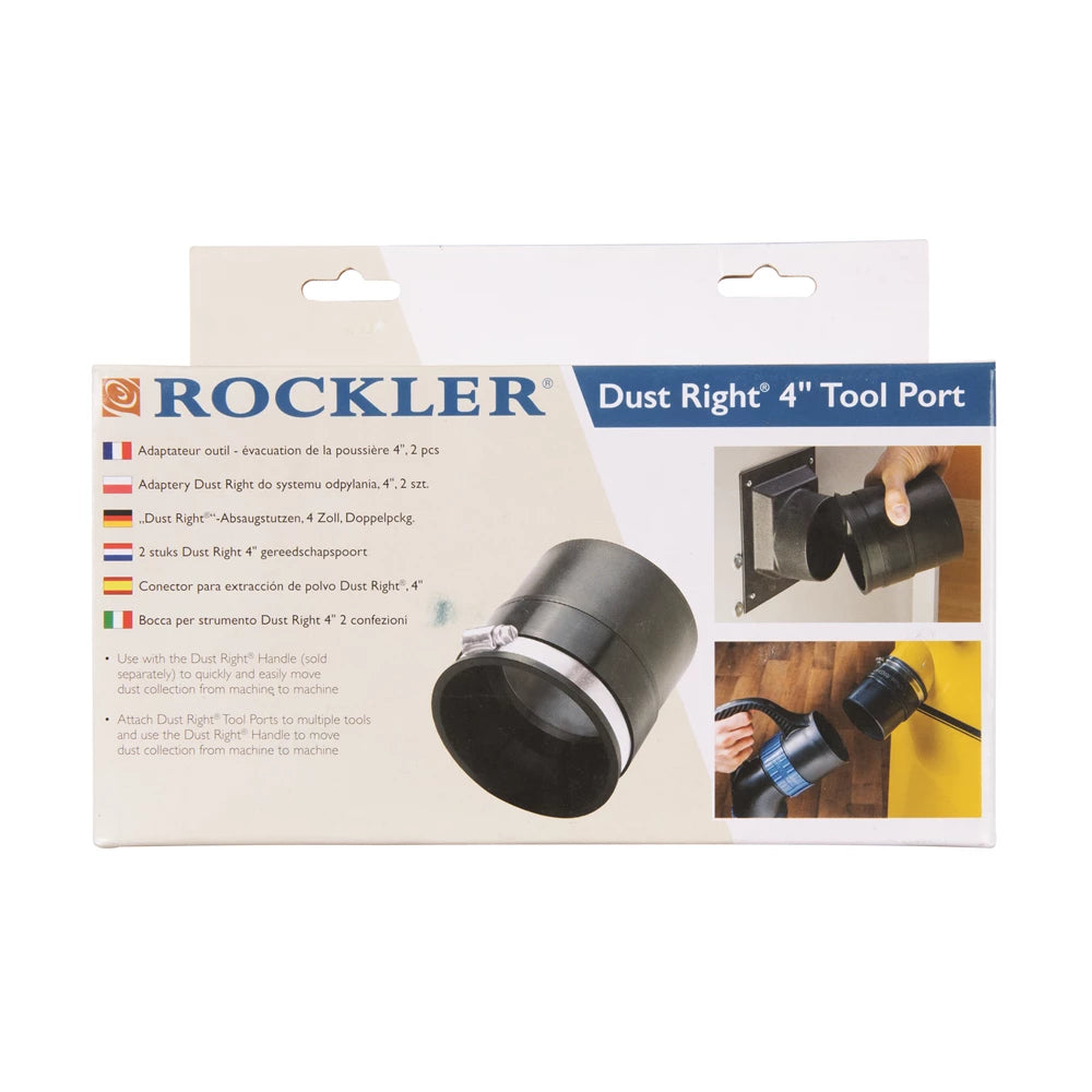 Rockler Dust Right® Tool Port 2pk