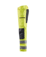 Blaklader Hi-Vis Trousers with Stretch 1585 - Hi-Vis Yellow/Mid Grey