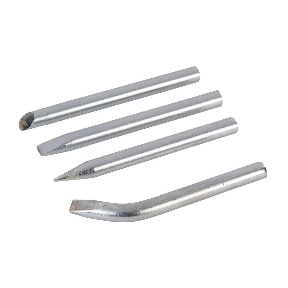 Silverline Soldering Iron Tips Set 4Pce