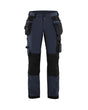 Blaklader Women's 4-Way Stretch Craftsman Trousers 7192 #colour_dark-navy-black