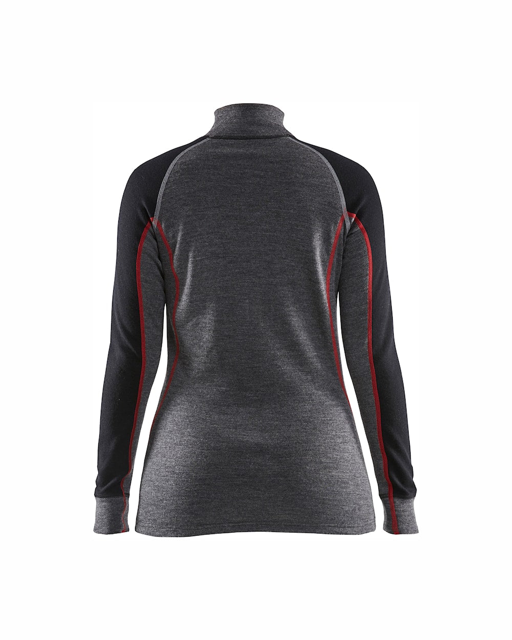 Blaklader Women's Zip-Up Thermal Top Xwarm 7299 #colour_mid-grey-black