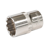 Silverline Socket 1/2" Drive 12pt Metric