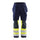 Blaklader Multinorm Craftsman Trousers 1479 #colour_navy-blue-hi-vis-yellow