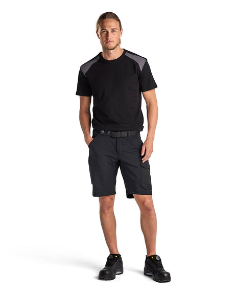 Blaklader Service Shorts 4-Way Stretch 1423 #colour_black-dark-grey