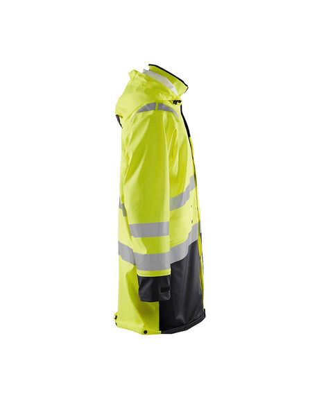 Blaklader Rain Coat Hi-Vis Level 3 4326 #colour_hi-vis-yellow-black