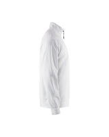 Blaklader Sweatshirt with Half Zip 3369 #colour_white