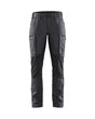 Blaklader Women's Service Trousers Stretch 71591845 #colour_dark-grey-black