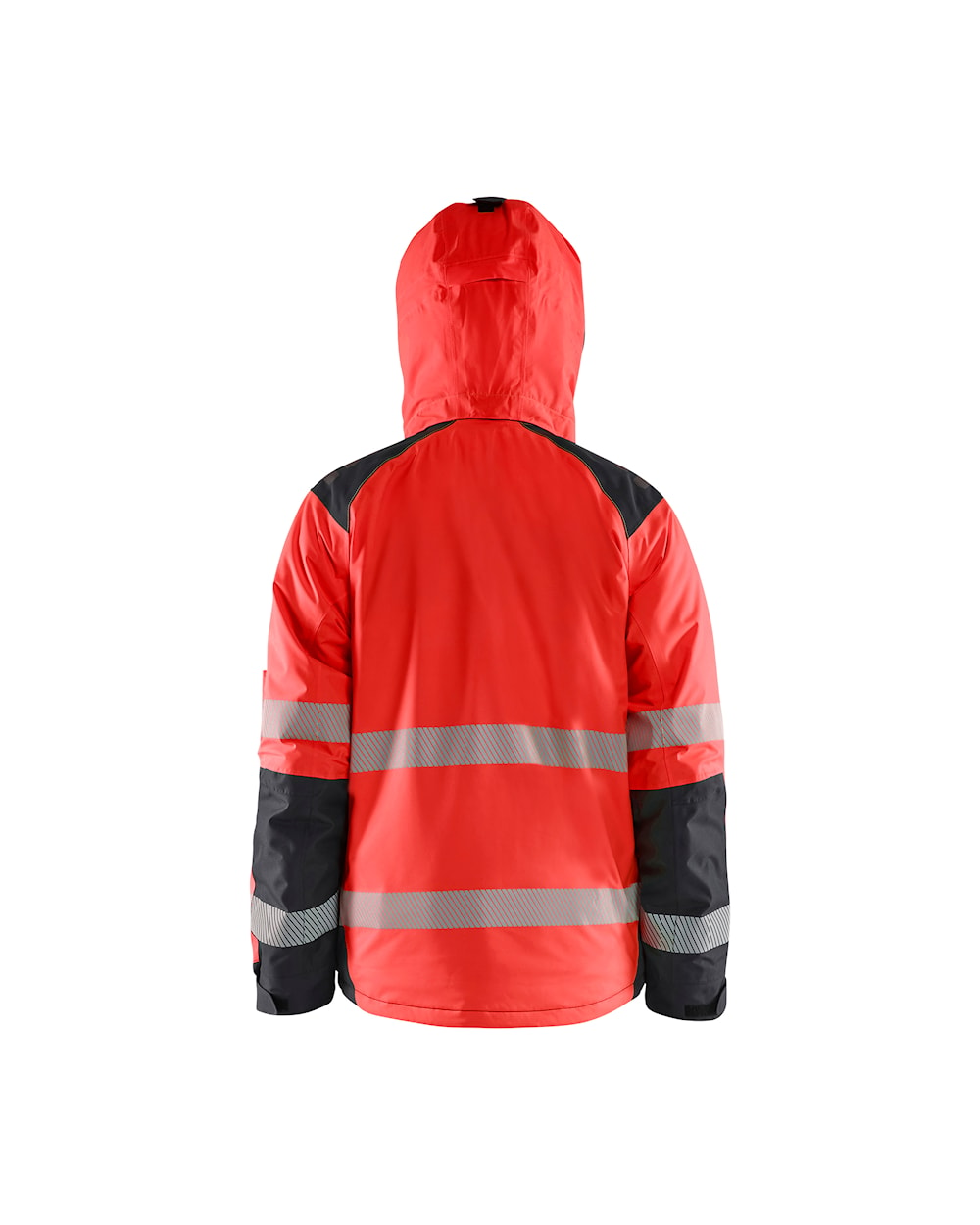 Blaklader Winter Jacket Hi-Vis 4455 #colour_red-hi-vis-black