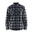 Blaklader Lined Flannel Shirt 3225 #colour_dark-grey-black
