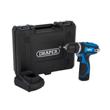 Draper Tools 12V Combi Drill, 1 x 1.5Ah Battery, 1 x Fast Charger