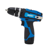 Draper Tools 12V Combi Drill, 1 x 1.5Ah Battery, 1 x Fast Charger