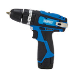 Draper Tools 12V Combi Drill & Impact Driver, 2 x 1.5Ah Batteries, 1 x Fast Charger