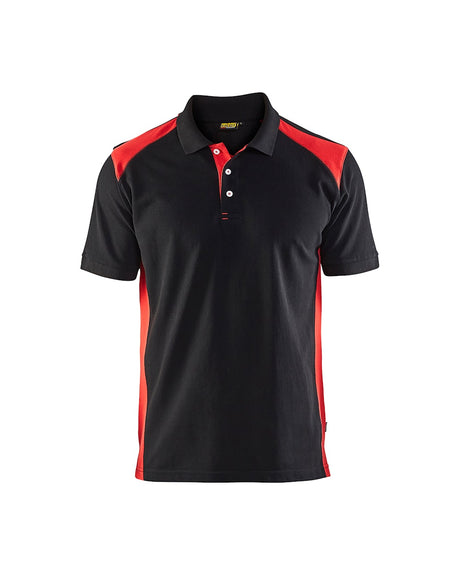 Blaklader Polo Shirt 3324 #colour_black-red