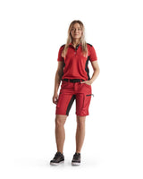 Blaklader Women's Polo Shirt 3390 #colour_red-black