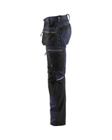 Blaklader Craftsman Trousers with Stretch 15991860 - Dark Navy/Black