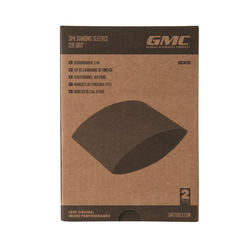 GMC Sanding Sleeves 3pk - 120 Grit