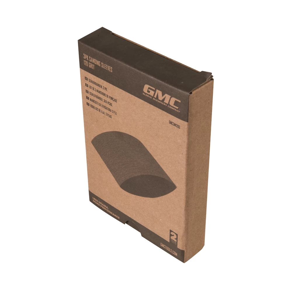 GMC Sanding Sleeves 3pk - 120 Grit