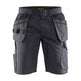 Blaklader Service Shorts with Nailpockets 1494 #colour_mid-grey-black