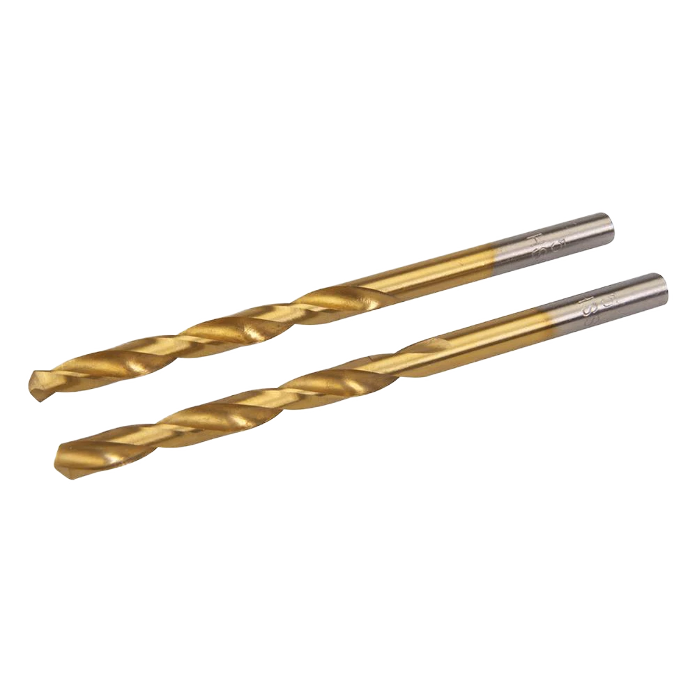 Silverline HSS Titanium-Coated Drill Bits 2Pk