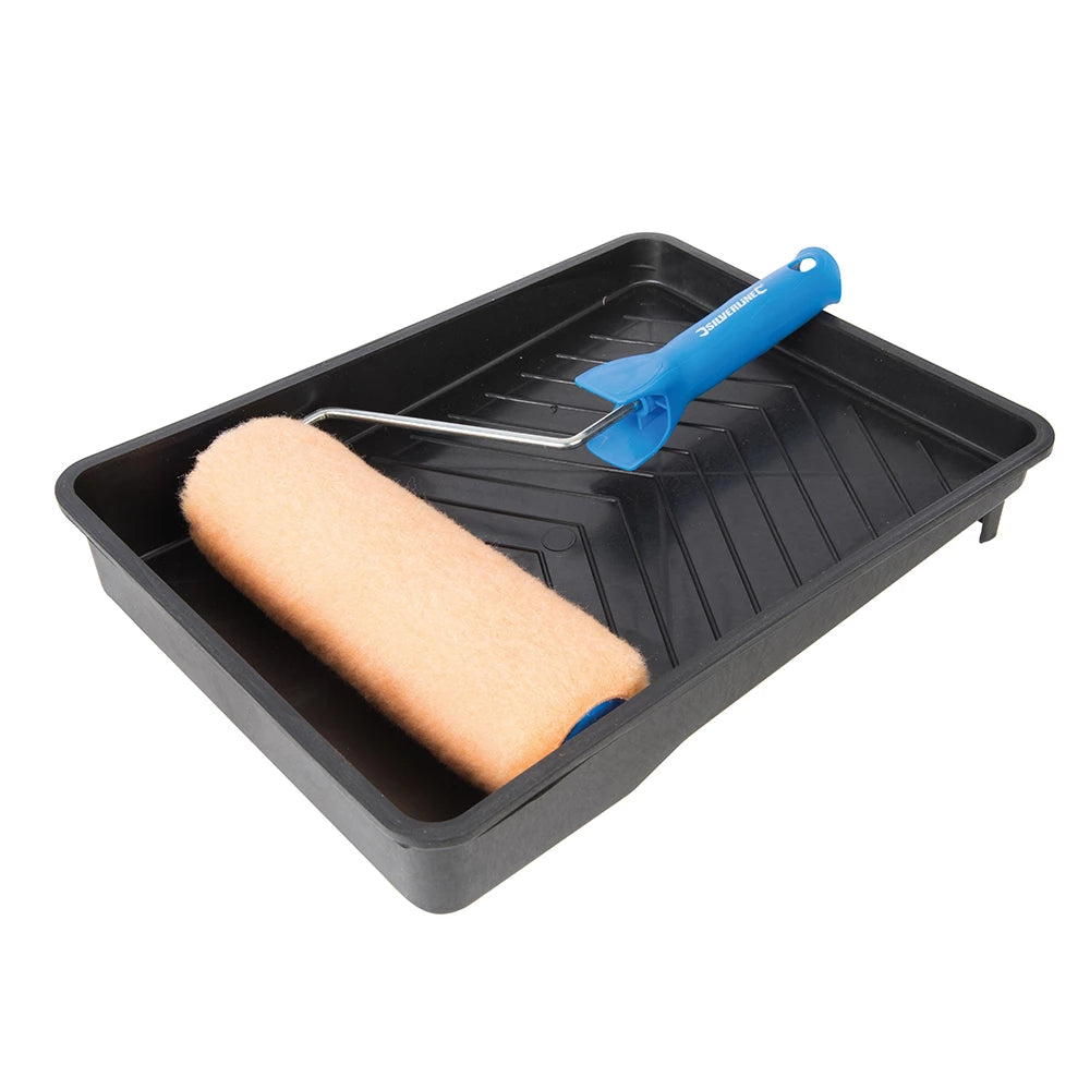 Silverline Roller & Tray Set