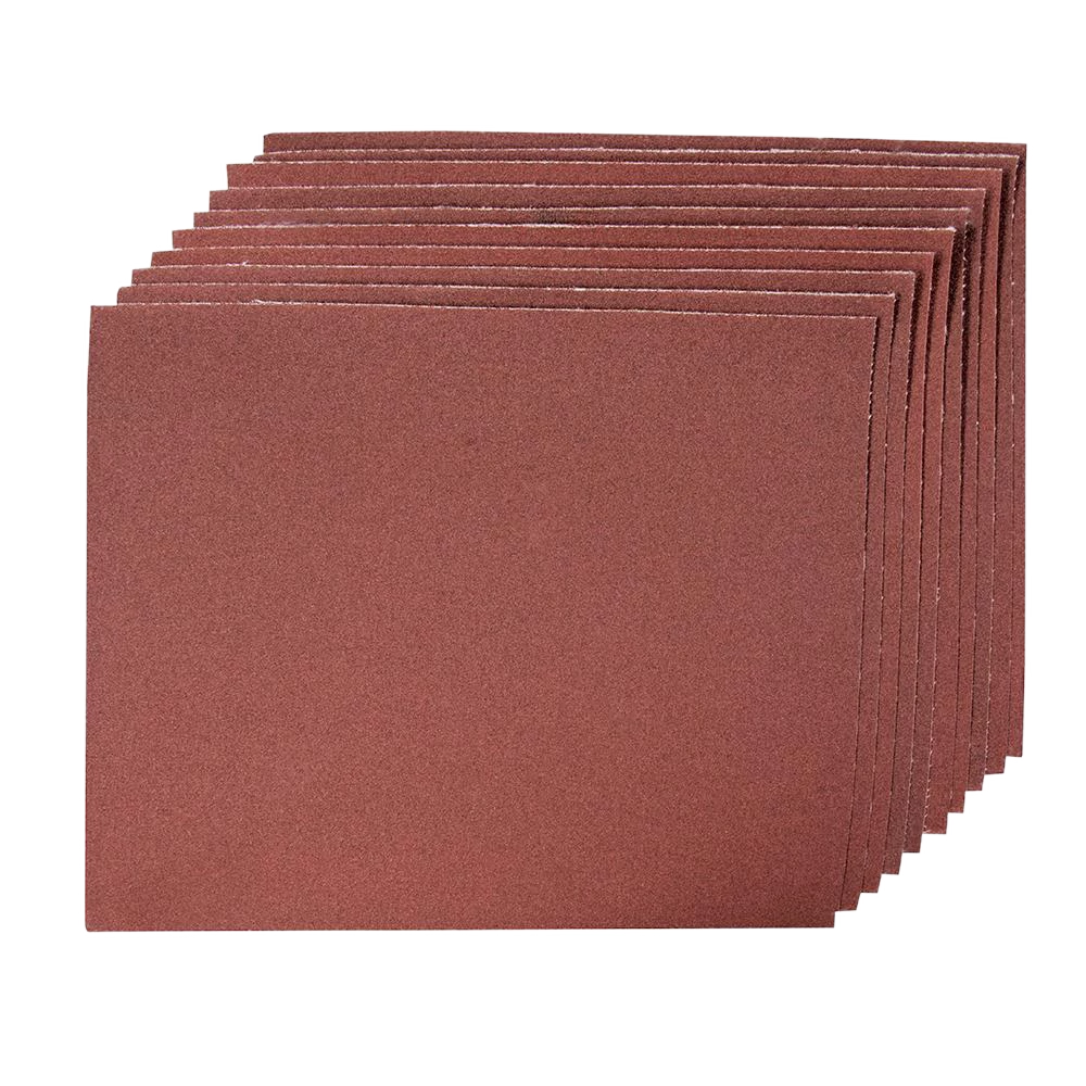 Silverline Emery Cloth Sheets 10Pk - 180 Grit